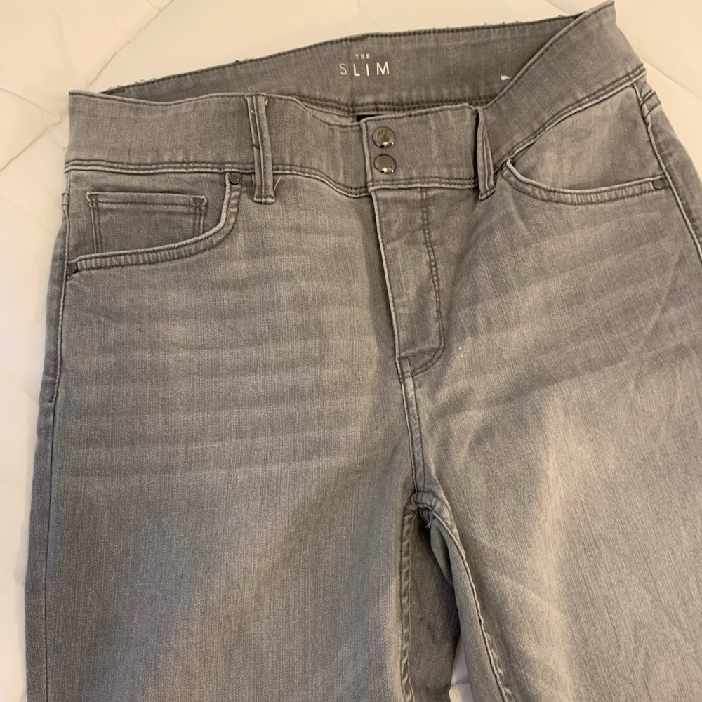 White House Black Market Gray Jeans